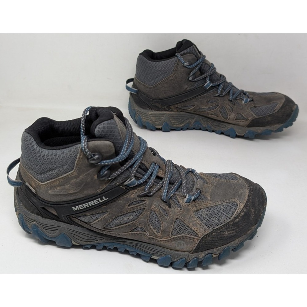 Merrell All Out Blaze Ventilator Mid Waterproof Hiking Shoes J32793 Men's Size 9